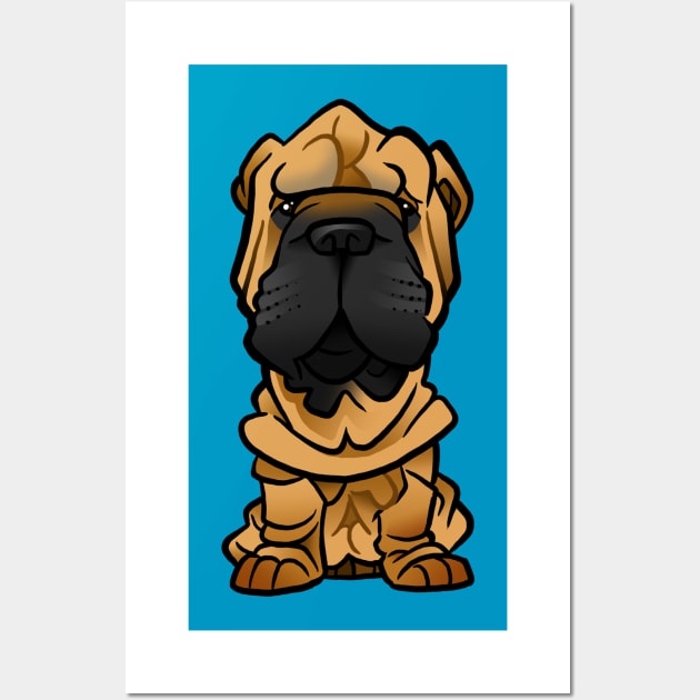 Shar Pei Wall Art by binarygod